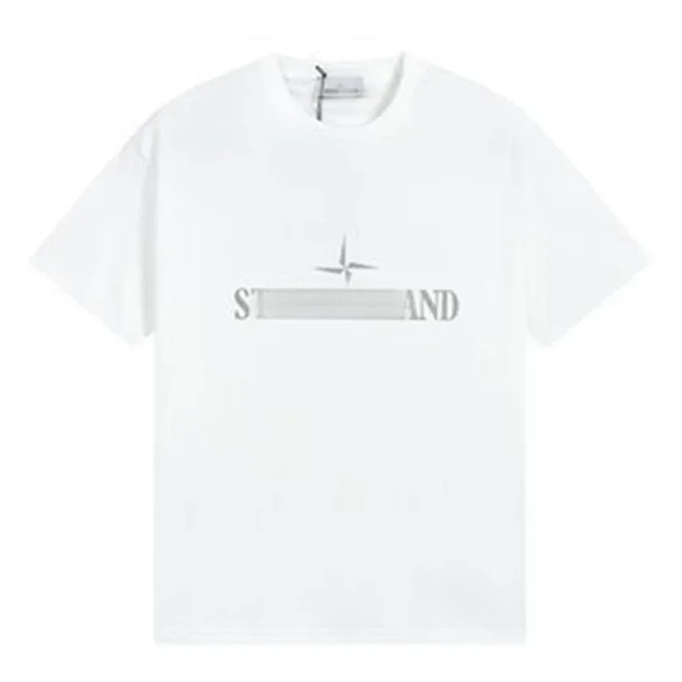 Shitongdao casual short-sleeved T-shirt printed loose round neck same style for men and women