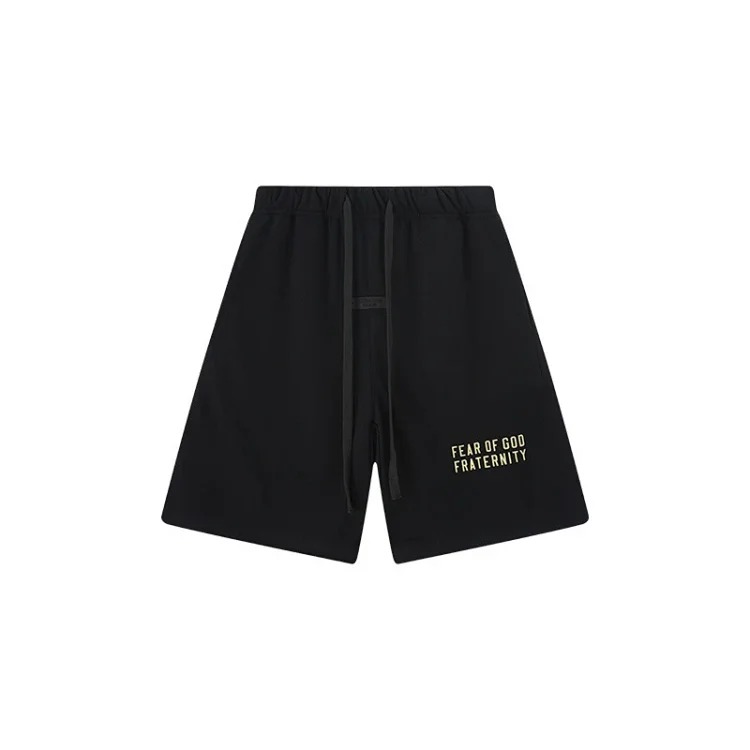 Multi-line shorts ES cotton sports shorts casual five-quarter pants street fashion loose