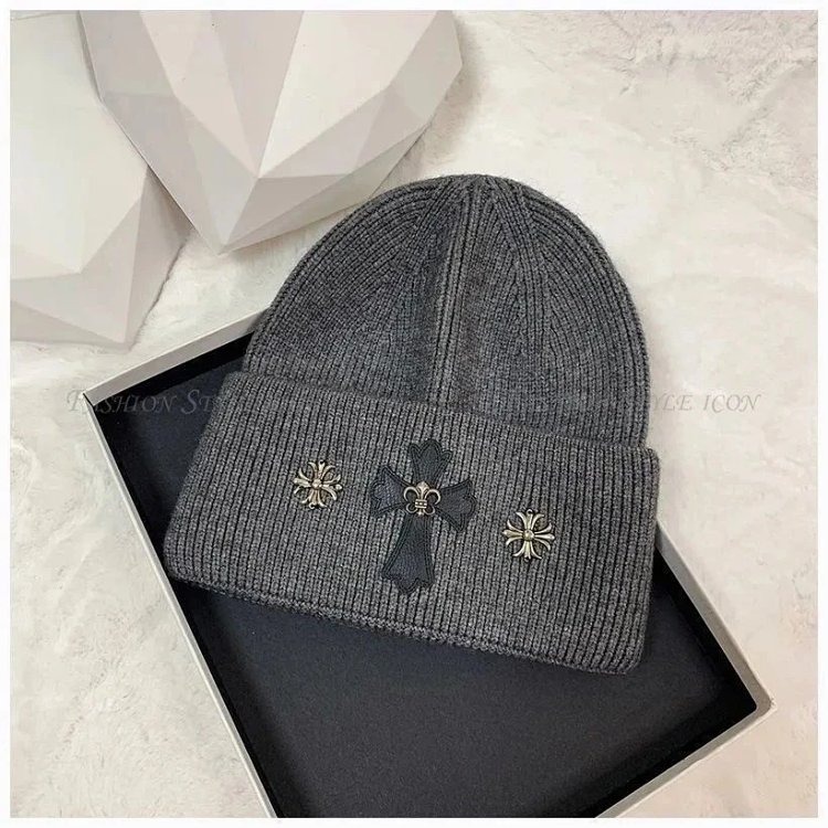 Chrome Hearts cold hat, knitted woolen hat, woolen hat