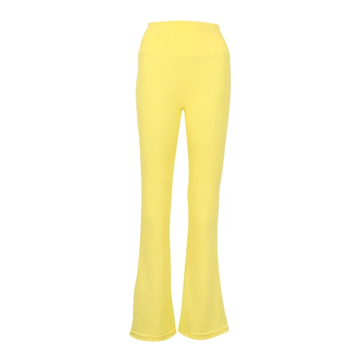 Slimming bell-bottoms, fitness wide-leg pants, high-waisted yoga, Pilates, butt lift, original naked feel *No quality issues, no returns without reason
