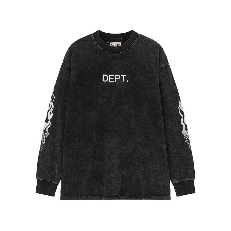 Retro distressed GD brain casual loose hooded sweatshirt for men and women with the same style hoodie