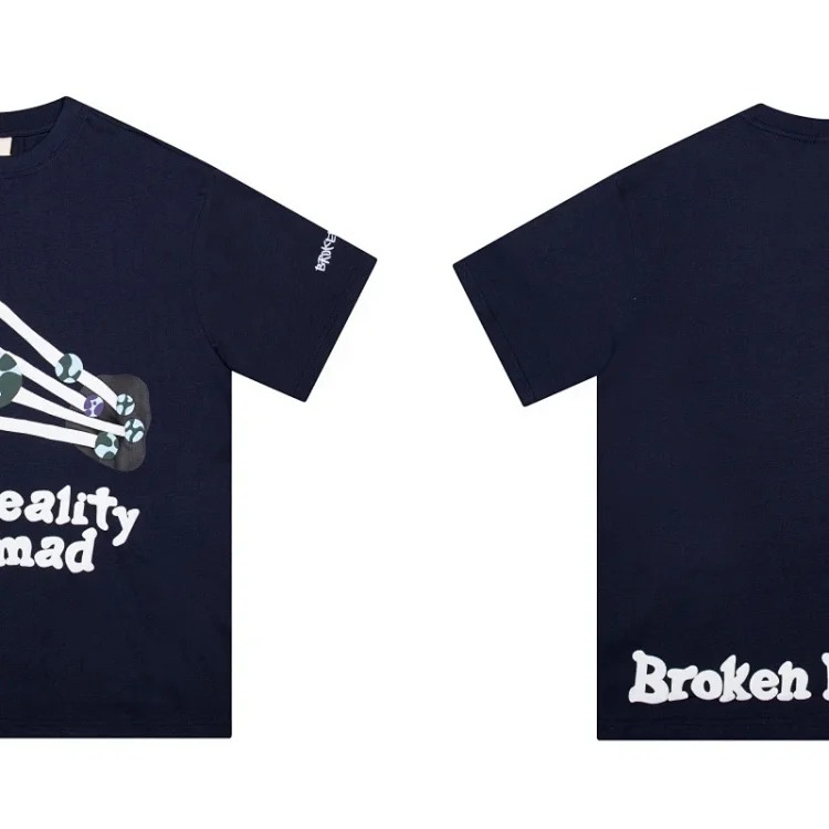 BROKEN PLANET Broken Planet American Foam Short-sleeved Loose Versatile T-shirt