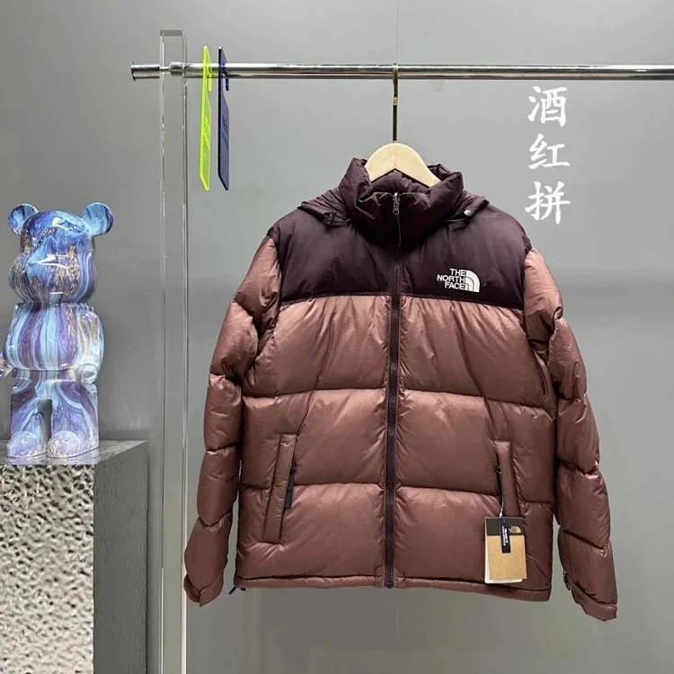 American Version 1996 Down Jacket Classic Splicing Down Jacket Warm Jacket Couple Style