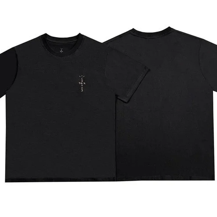 Fear of God Travis Scott Solid Color American Loose Casual Short-sleeved FOG Trendy T-shirt