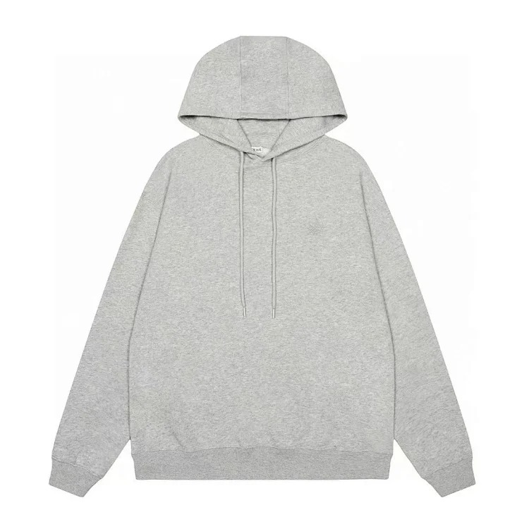 Pure cotton long-sleeved sweatshirt, classic letter embroidery, casual loose and versatile hoodie