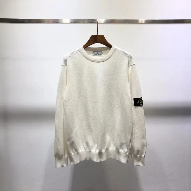 Stone Island Sweater Basic Classic Armband Round Neck Pullover Long Sleeve