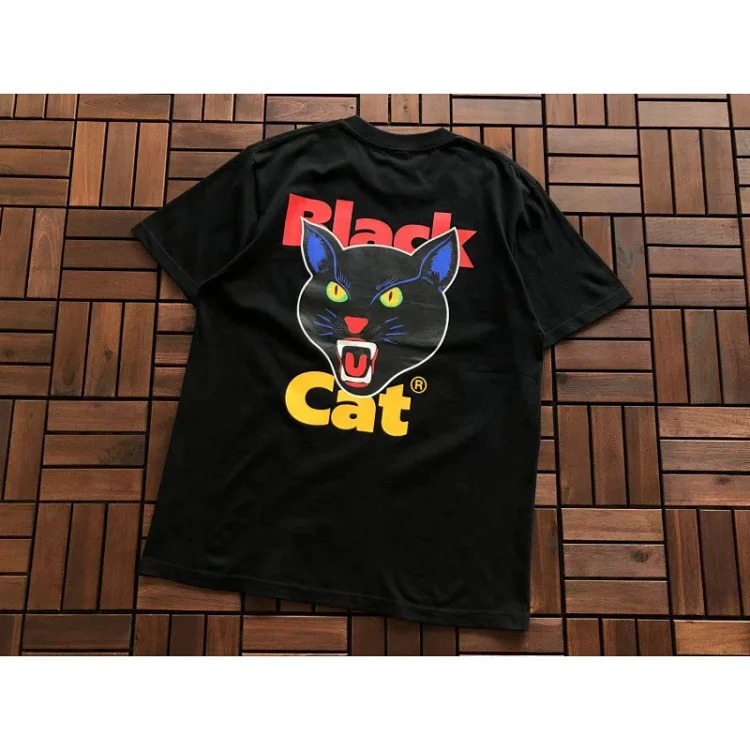 SUP letter print BOX high version short-sleeved T-shirt for men and women