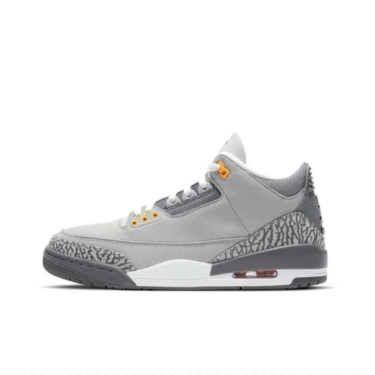 Jordan AJ3 Mid-range Hiroshi Fujiwara Black and White Cardinal White Wine Red White Cement