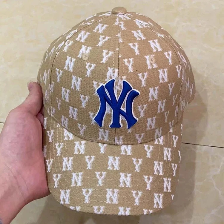 Baseball hat Korean Yankees NY men's and women's adjustable couple LA hard top all-match sunvisor peaked cap