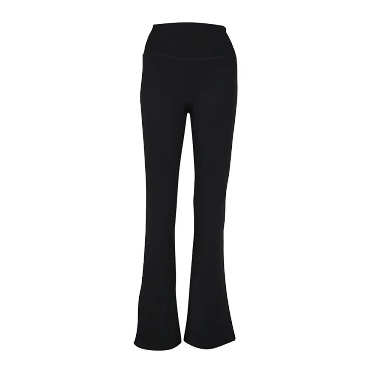 Slimming bell-bottoms, fitness wide-leg pants, high-waisted yoga, Pilates, butt lift, original naked feel *No quality issues, no returns without reason