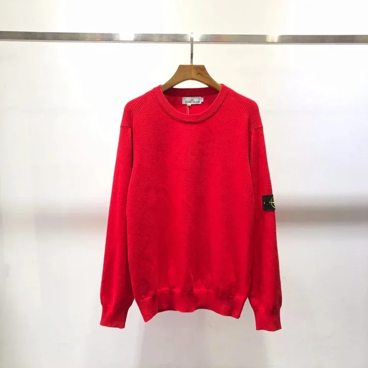 Stone Island Sweater Basic Classic Armband Round Neck Pullover Long Sleeve