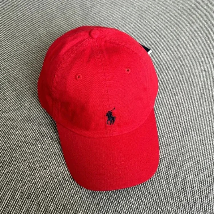Foreign trade Ralph Lauren raff hat baseball cap men and women peaked cap polo sports pony logo embroidery couple baseball cap