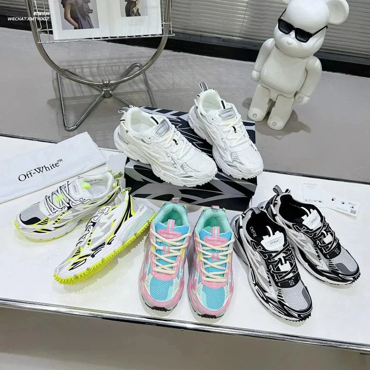 Off White OFF-White C/O VirGil Abloh joint retro dad mountaineering sports and casual shoes
