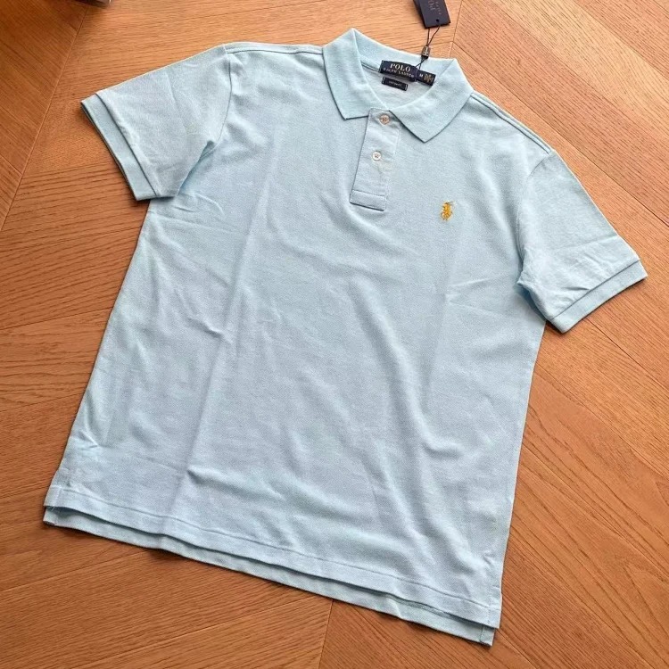Ralph Lauren pony embroidered short-sleeved POLO shirt for men and women