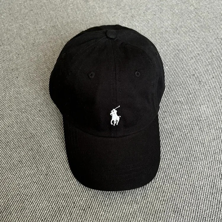 Foreign trade Ralph Lauren raff hat baseball cap men and women peaked cap polo sports pony logo embroidery couple baseball cap