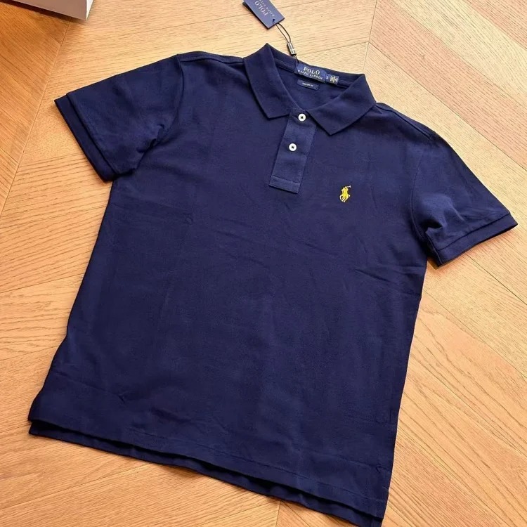 Ralph Lauren pony embroidered short-sleeved POLO shirt for men and women