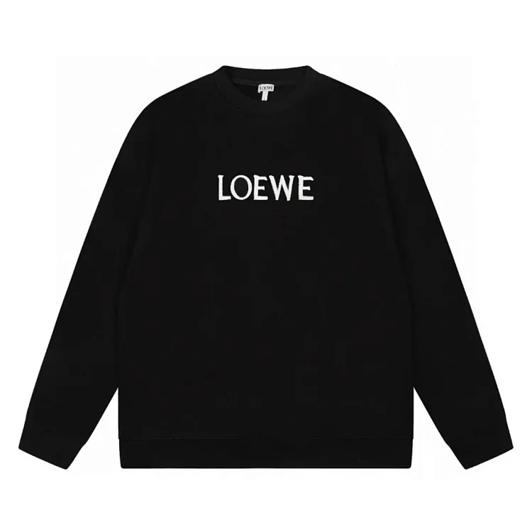 Pure cotton long-sleeved sweatshirt, classic letter embroidery, casual loose and versatile hoodie