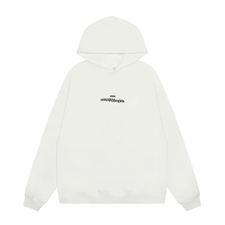 MM6 Autumn and Winter Loose Jacket Casual Hooded Sweatshirt Trendy Print