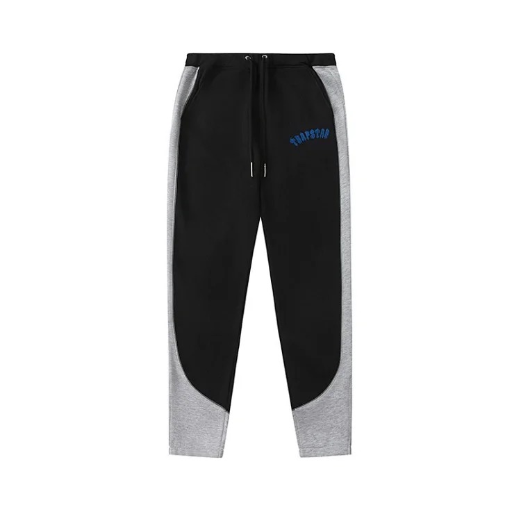 Gradient letter tiger head embroidery hooded sweatshirt + long pants sports suit