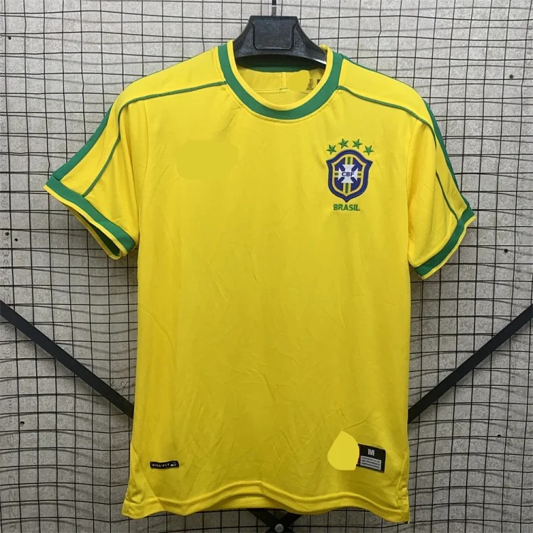 Retro national team series 06 Brazil 04 Portugal France Argentina Germany home and away short-sleeved and long-sleeved