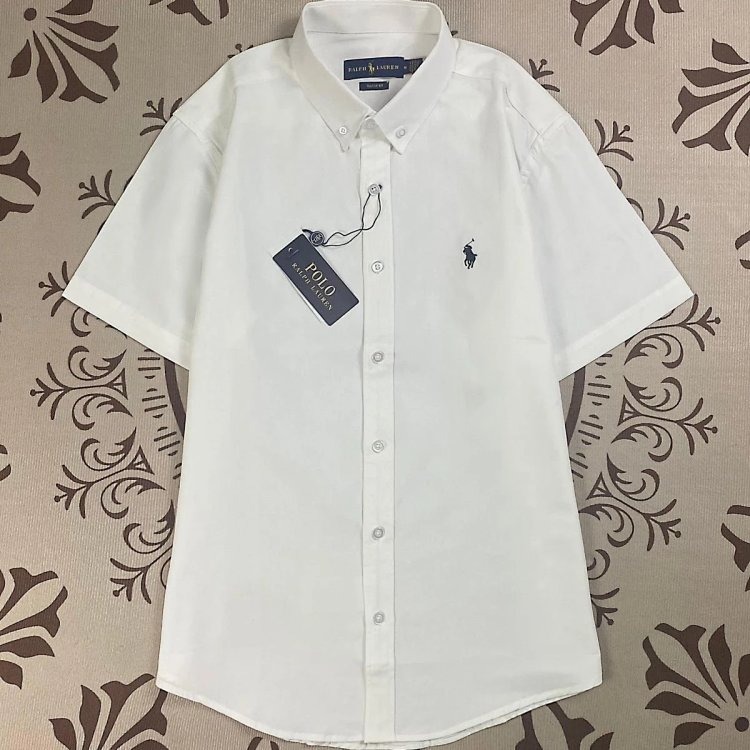 Ralph Lauren Polo Light Luxury Shirt Pony Men's Shirt Top Short Sleeve