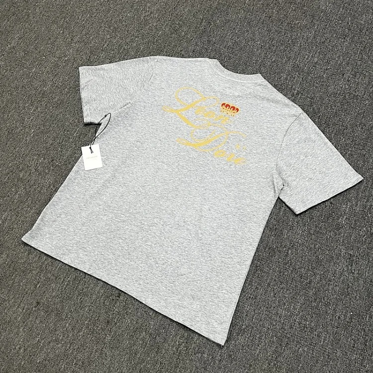 Abstract color block print summer loose casual short-sleeved T-shirt for men and women