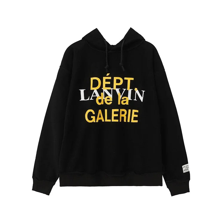 Distressed brain print casual loose hooded sweatshirt for men and women