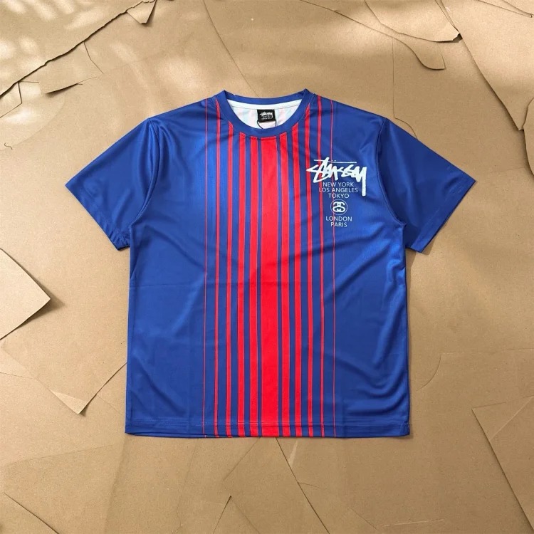 Stussy Spring and Summer Quick-drying Version of the Parade Jersey Short-sleeved T-shirt