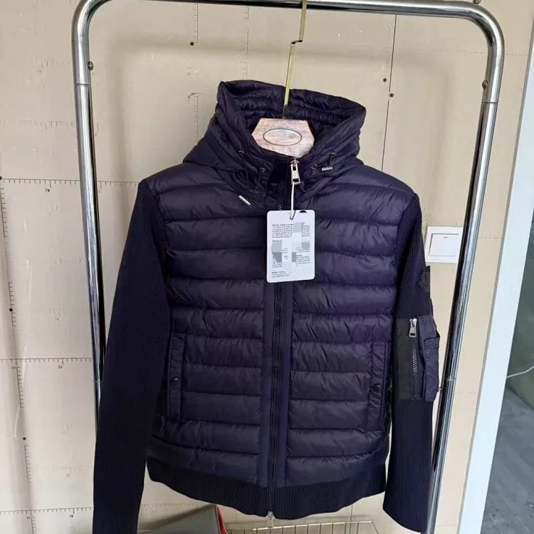 Classic knitted patchwork singles, fashionable inner layers, and matching cotton jackets for men and women
