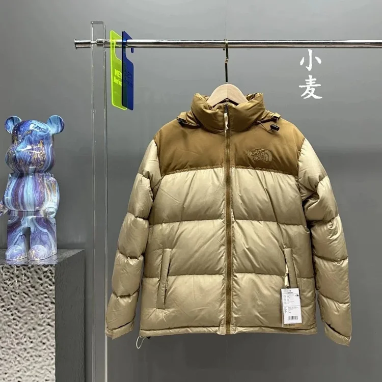 American Version 1996 Down Jacket Classic Splicing Down Jacket Warm Jacket Couple Style