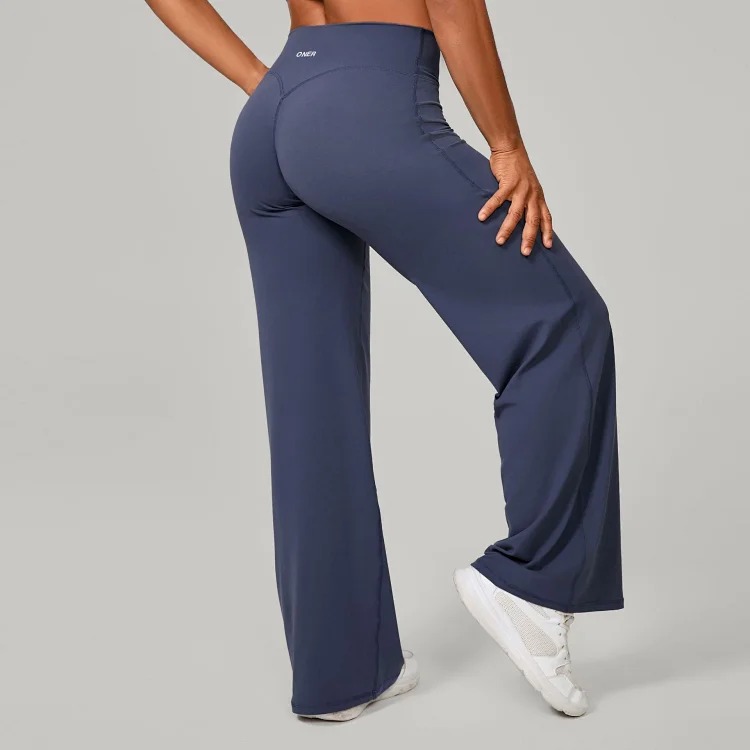 Oner Active Straight, Loose and Soft Oner Running Pilates Fitness Straight High-waisted Trousers Yoga Wide-leg Pants