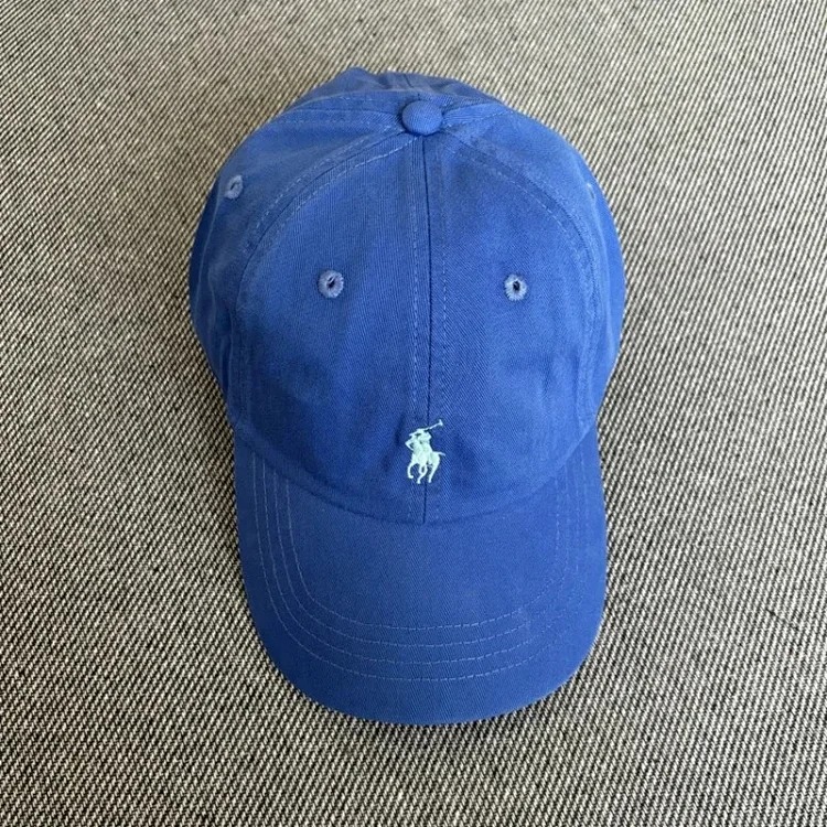 Foreign trade Ralph Lauren raff hat baseball cap men and women peaked cap polo sports pony logo embroidery couple baseball cap