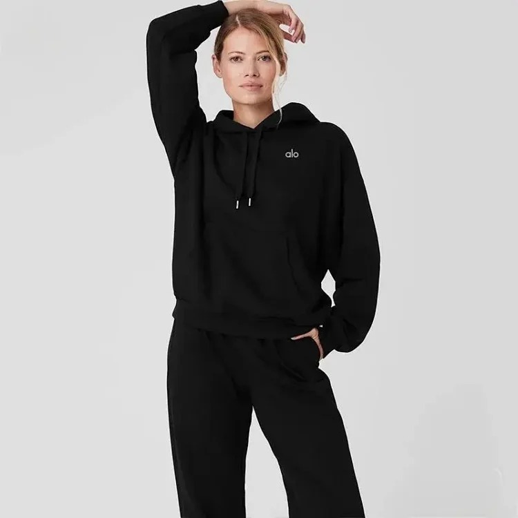 Yoga sweatpants, wide leg pants, drawstring trousers, loose and casual