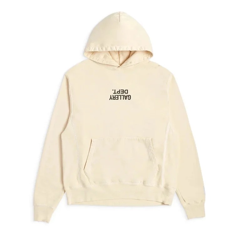 Distressed brain print casual loose hooded sweatshirt for men and women
