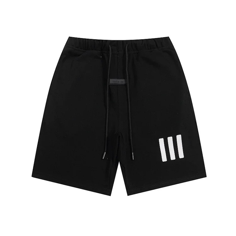 Multi-line shorts ES cotton sports shorts casual five-quarter pants street fashion loose