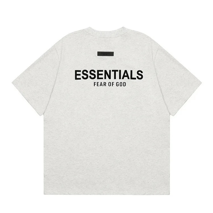 Front and back letter flocking summer trendy casual men's and women's short-sleeved shorts suit