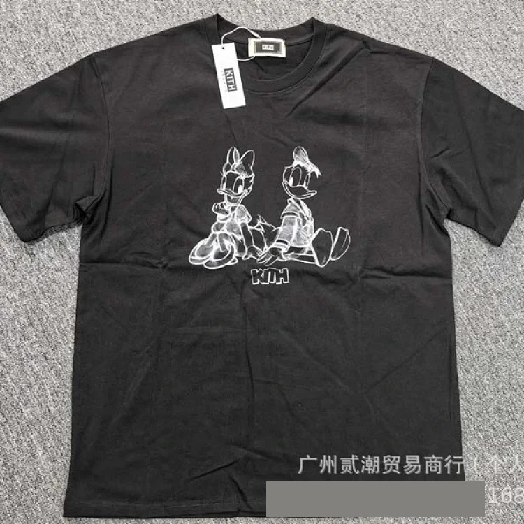 KITH Kitth Cartoon Animation Print Casual Loose Sports Short-sleeved T-shirt for