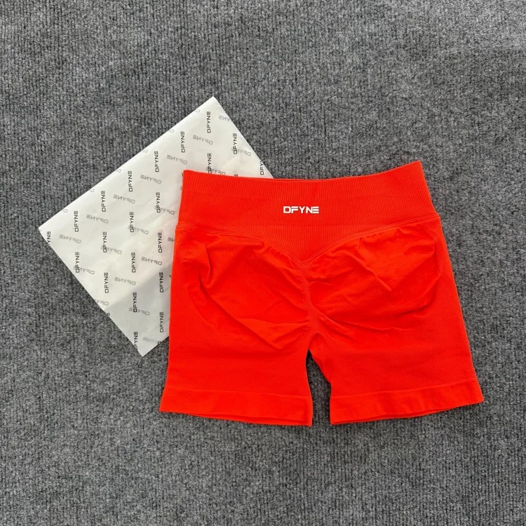 DFYNE (full Color Original Label) Amazon's Popular Three-section Waist Sports Running Fitness High-waist Shorts