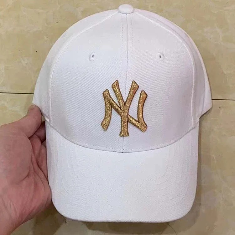 Baseball hat Korean Yankees NY men's and women's adjustable couple LA hard top all-match sunvisor peaked cap
