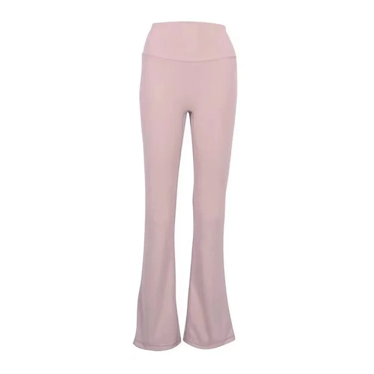 Slimming bell-bottoms, fitness wide-leg pants, high-waisted yoga, Pilates, butt lift, original naked feel *No quality issues, no returns without reason