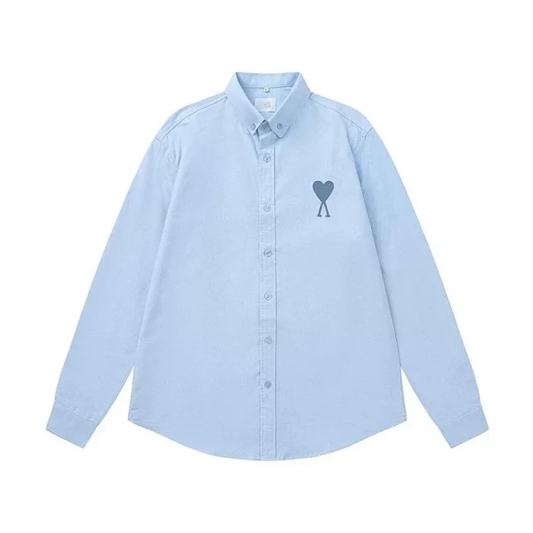 Love embroidered cotton shirt for men and women