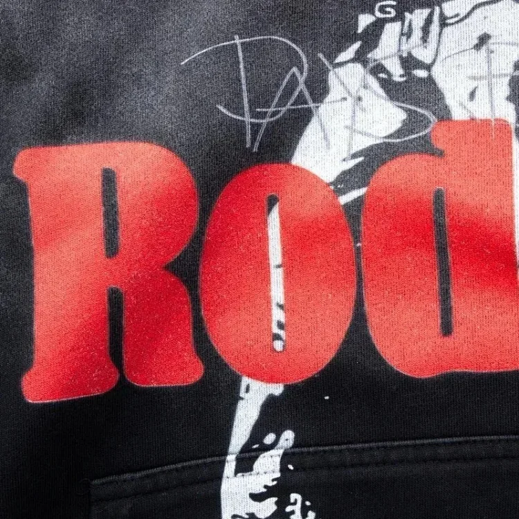 420g Heavyweight Washed Sweatshirt Travis Scott Hooded Sweatshirt Washed Spray Ma Liu Distressed Hoodie
