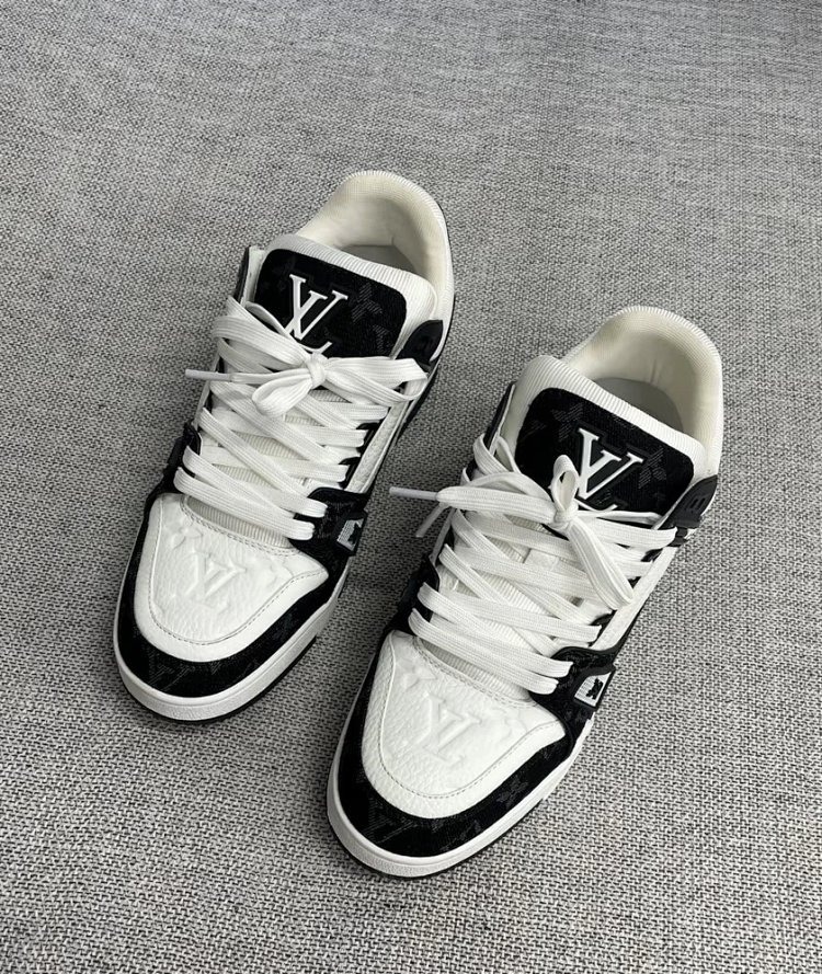 Louis Vuitton Light Luxury Men's Shoes, Board Shoes, Trendy Shoes, Thick Soled Shoes, Sneakers