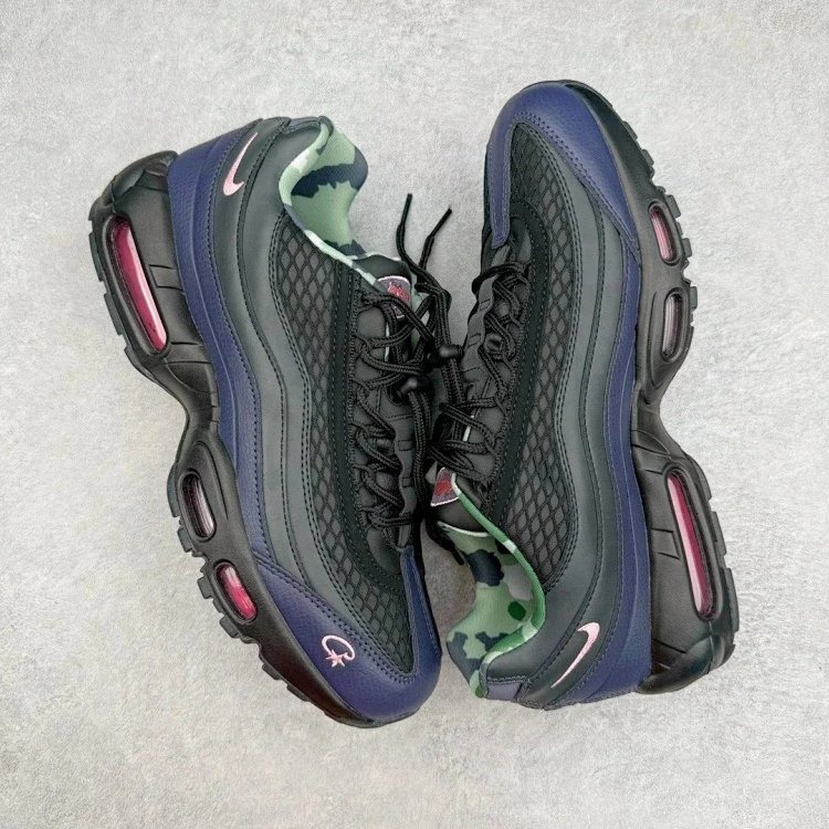 Nikeh and Corteiz x Air Max 95 Collaborative Retro Comfortable Cushioned Sports Shoes
