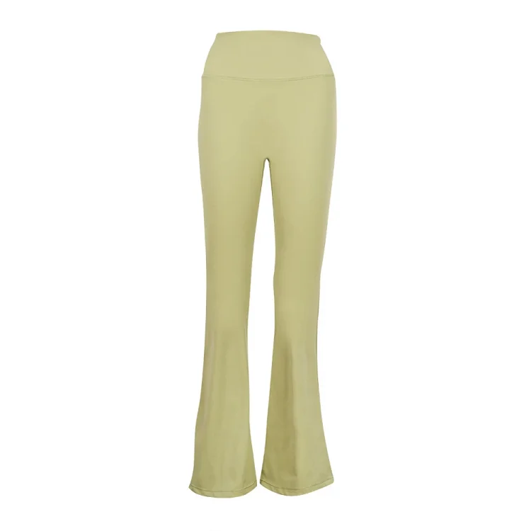 Slimming bell-bottoms, fitness wide-leg pants, high-waisted yoga, Pilates, butt lift, original naked feel *No quality issues, no returns without reason