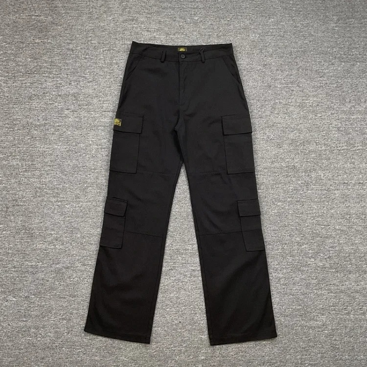 American trendy street work wear straight casual camouflage trousers for men