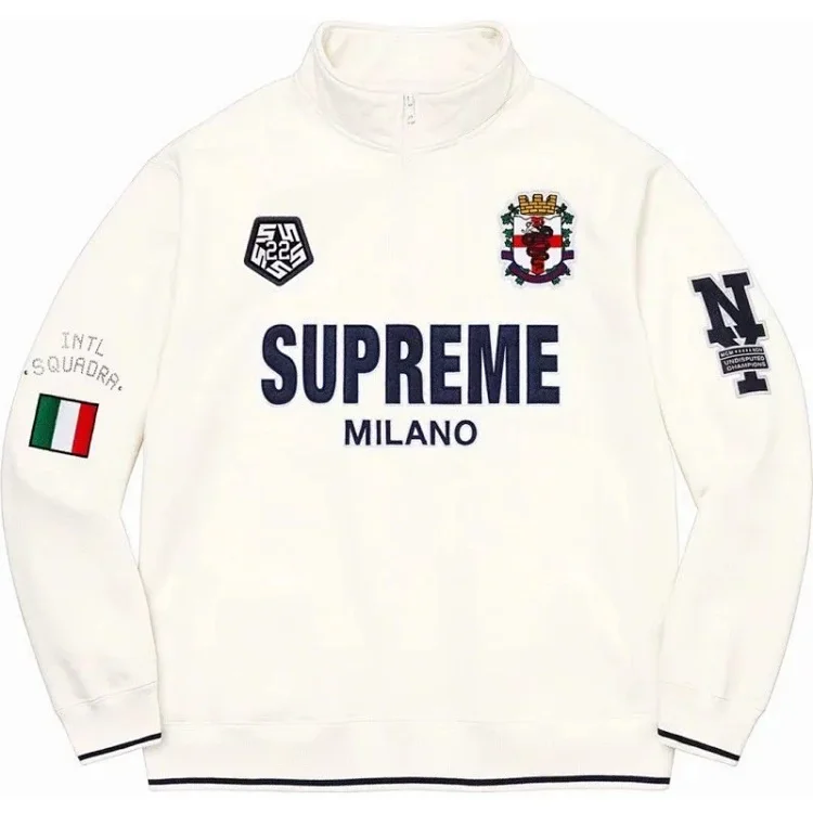 European and American trendy Satin Appliqué Hooded Sweatshirt hooded long-sleeved fleece sweatshirt