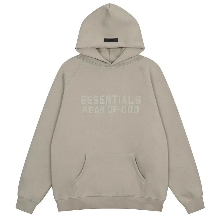 Trendy brand hooded sweatshirt plus velvet spring and autumn couple's coat
