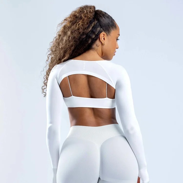 Bra&Shrug Shawl Long-sleeved Bra Running Lift Fitness Suspender Sports Trousers Tight Suit Shorts Pants