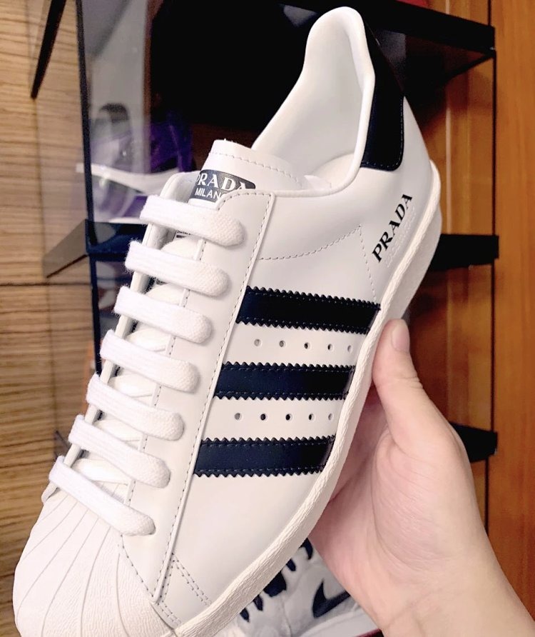 Adidas Shell Head Prada Co Branded Board Shoes Sports and Leisure ShoesPRADA X Sneakers